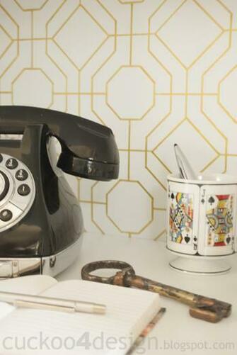 Diy Cowtan Tout Bamboo Wallpaper With Sharpie