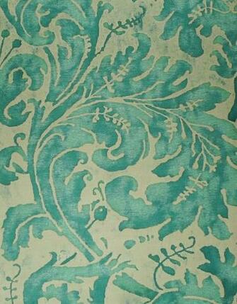 Fortuny Fabric Lucrezia Blue Green