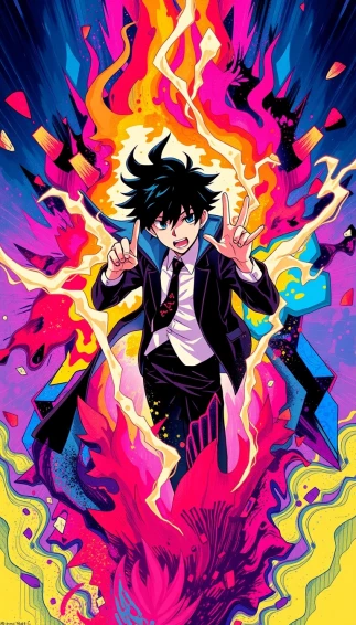 Mob Psycho Phone Wallpaper