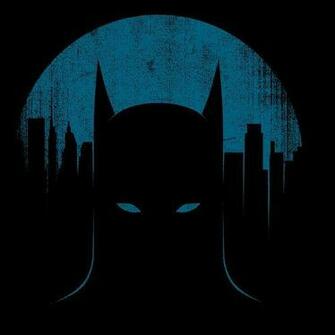 Batman Blue Dark Prints Silhouette