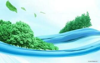 Wallpaper Green Leaf Index