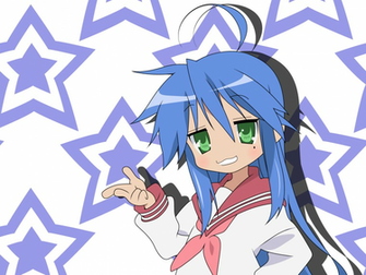 Stars Lucky Wallpaper Star Blue Hair Green
