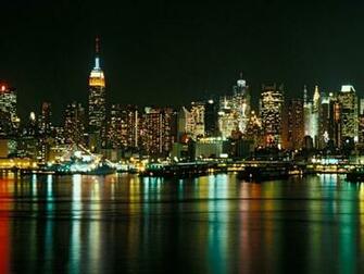 City New York Skyline As Seen From Weehawken Jersey