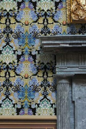Timorous Beasties Wallcoverings Damsel Damask Wallpaper