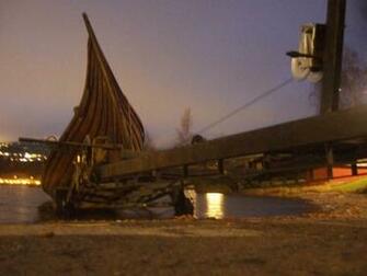 Viking Ship Scandinavia Wallpaper