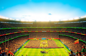 Football Stadium Background