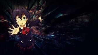 Black Haired Female Anime Character Digital Wallpaper Takanashi