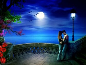Beautiful Romantic Wallpaper Which Is Under The