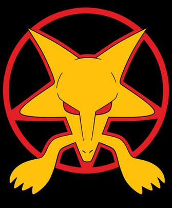 Yesterday This Alakazam Pentagram Design Appeared In The