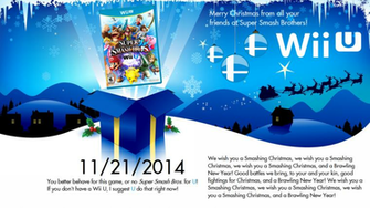 Ssb4 For Wii U Christmas Wallpaper By Thewolfbunny