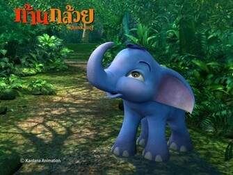 Khan Kluay The Blue Elephant Wallpaper