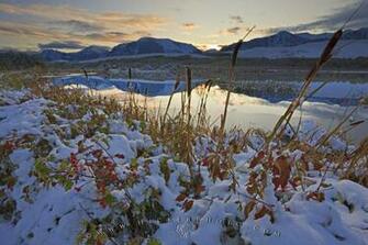Wallpaper Background Rocky Mountains Fall Winter Landscape