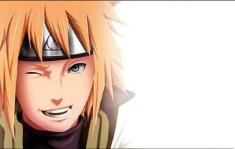 Wallpaper Smile White Background Naruto Wink Dad Ninja The