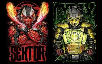Wallpaper Fiction Robots Art Cyborgs Fighters Mortal Kombat