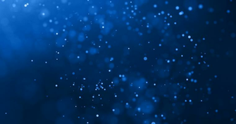 Seamless Blue Particle Background In 4k Motion