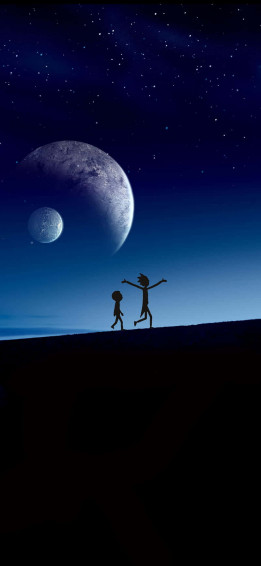 Cartoon Space Wallpaper