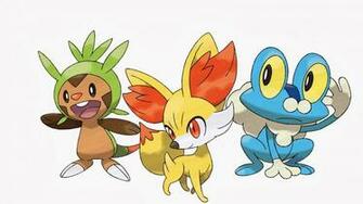 Pokemon X And Y Starters HD Wallpaper