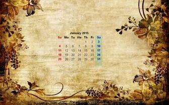 January Calendar Wallpaper Happy Holidays