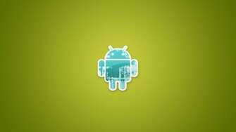 Blue Robot Android Wallpaper High Resolution