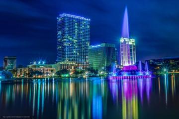 Wallpaper Downtown Orlando Florida Lake Eola Park Desktop Centro