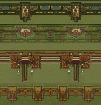 Mod The Sims B Set Arts And Crafts Walls In Forest Green