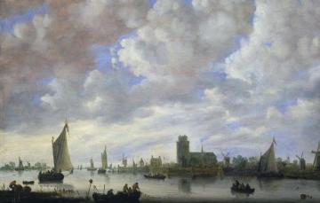 Wallpaper Clouds Boat Picture Sail Jeronymus Van Diest Ii