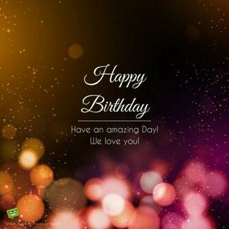 Happy BirtHDay Wish For A Friend On Abstract Background With