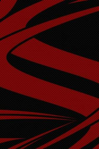 Red Black Carbon iPhone Wallpaper
