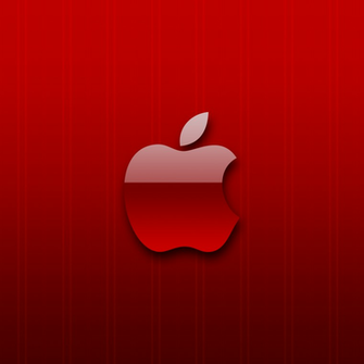 iPad Apple Red X Wallpaper Logo Mobile9