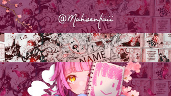 Banner Template Anime Demon Slayer Mang By Hashyzinhaa On