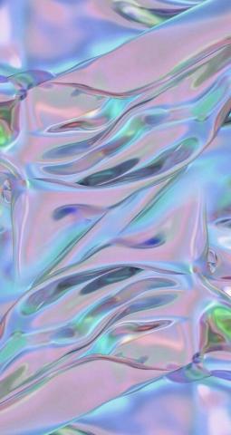 Iridescent Silk Wallpaper Holographic Holo