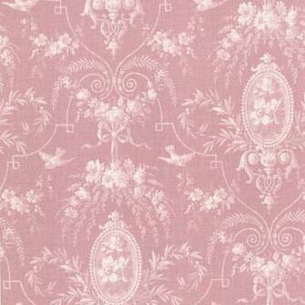Pink Cameo Fleur Flourish Beacon House Wallpaper