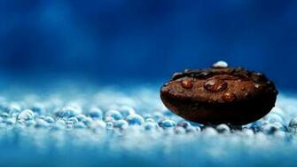 Stone And Rain Wallpaper Background