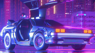 Delorean 4k Wallpaper