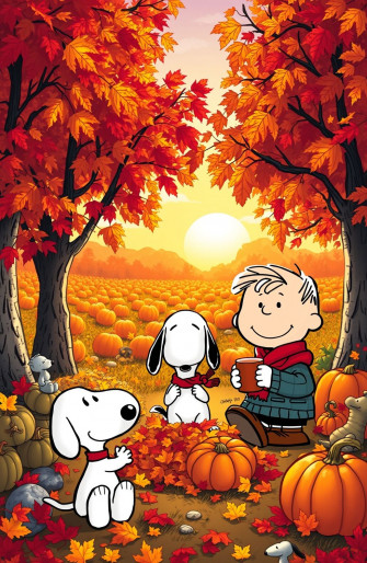 Peanuts Autumn Wallpaper