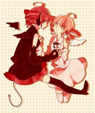 Maco22 Utau Kasane Teto Angel Spotted Background Twin Drills