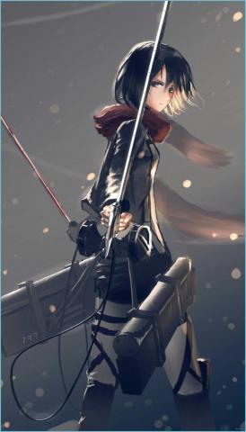 Mikasa Wallpaper On