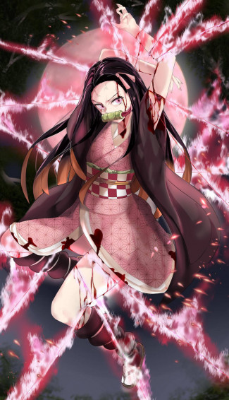 Nezuko Phone Wallpaper