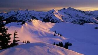 Winter Sunset HD Wallpaper For iPhone Site