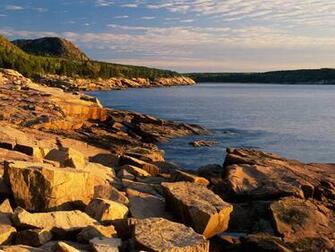 Otter Cliffs Acadia National Park Maine Wallpaper Parks Usa