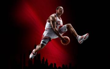 Cool Basketball HD Widescreen 1080p Derrick Rose Wallpaper