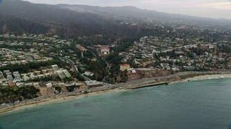 8k Stock Footage Aerial Video Of Light Morning Traffic On Pacific