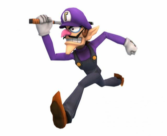295kib Waluigi Transparent Background Png