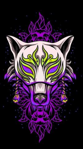 Kitsune Mask Wallpaper Discover More Anime Fantasy Fox