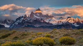 Mount Background Image Border Fitz Mac Patagonia Chile