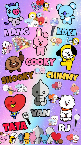 Iamthuyyy On Bt21 iPhone Wallpaper Bts