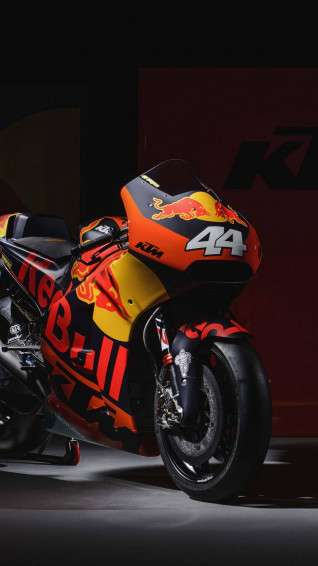 Red Bull Ktm Team Bikes iPhone Wallpaper
