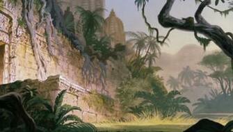 Disney Crossover Image Empty Backdrop From The Jungle Book Wallpaper