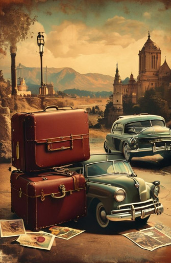 Travel Retro Wallpaper