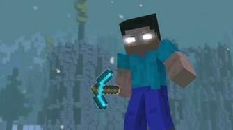 Free download Herobrine in background LOOK CLOSELY [1280x720] for your